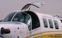 N750XL @ SFQ - Close-up of the front office of Skydive Suffolk's main bird - by Paul Perry