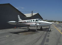 N2710J @ SZP - 1979 Cessna 335, two Continental TSIO-520 300 Hp each, 6 seat light-weight unpressurized version of C340A, only 65 made - by Doug Robertson