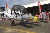 OO-GWB @ EBAW - Ex V-29 in Belgian Air Force.Painted in early BAF colors.17 th Antwerp Stampe Fly In.FLAG ON TAIL WRONG BLACK FIRST. - by Robert Roggeman