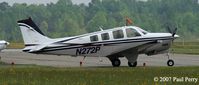 N272P @ PVG - One of two planes sitting by their lonesome on this overcast day - by Paul Perry