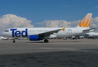 N408UA @ DEN - Just pushed from B16.