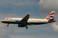 G-EUUH @ BRU - flight BA392 is descending to rwy 25L