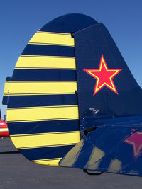 N44YK @ KFTG - Tail Detail - by Bluedharma