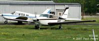 N111SE @ PVG - Off the taxiway and onto the grass - by Paul Perry