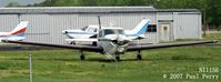 N111SE @ PVG - At first, an odd method for mowing the lawn - by Paul Perry