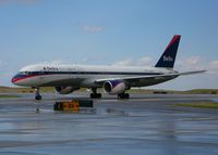 N616DL @ DEN - Taxiing on Bravo November westbound crossing VSR.