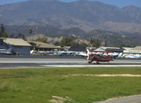 N6034S @ SZP - Christen PITTS S-2B, Lycoming AEIO-540 260 Hp, landing roll Rwy 22 - by Doug Robertson