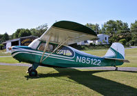 N85122 @ 9N7 - 1946 Aeronca Champ was one of three at this lovely little PA airport. - by Daniel L. Berek