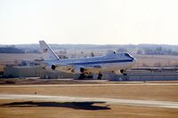 73-1676 @ CID - E-4B doing touch and go - by Glenn E. Chatfield