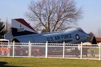 56-2317 @ GUS - TF-102A at the Grissom AFM museum, Just arrived