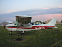 N13093 @ KLVN - Cessna 172 tied down at Airlake. - by Mitch Sando