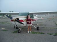 N8297E @ Y47 - Danielle with N8297E the first week we owned her - by Scott J. Conaway