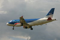 G-DBCF @ BRU - descending to rwy 25L