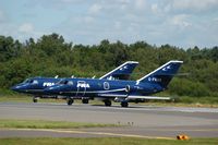 G-FRAS @ BOH - FLIGHT REFUELING TWO FALCONS TO YEOVILTON - by Patrick Clements