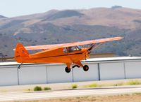 N33029 @ LPC - Touching Down West Coast Pipe Cub Fly-In 2007 Lompoc Calif