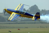 G-EIII @ EGWC - Some people can fly sideways. - by Henk van Capelle