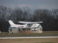 N4796N @ DTN - Departing runway 14 DTN - by Carl Hennigan