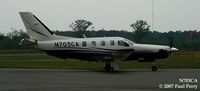 N703CA @ PVG - Taxiing past, you can see the long nose on her