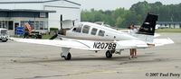 N207BB @ PVG - Parked at Hampton Roads Executive for a small expo
