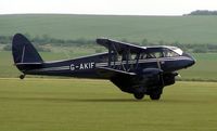 G-AKIF @ EGSU - Dragon Rapide - by Terry Fletcher