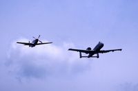 N61429 @ DVN - Formating with an A-10 at the Quad Cities Air Show