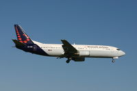OO-VBR @ BRU - descending to rwy 02