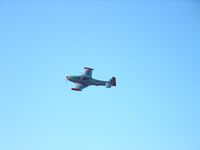 N81010 @ X35 - Navion in flight