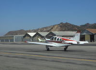 N942V @ SZP - 1975 Beech A36, Continental IO-520-BA 285 Hp, taxi to Rwy 22 after landing - by Doug Robertson