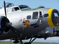 N390TH @ KBJC - Liberty Bell Nose Art - by Bluedharma