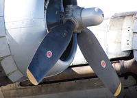 N390TH @ KBJC - Liberty Bell Prop Detail - by Bluedharma