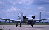 81-0964 @ DVN - A-10A taxiing out for aerial performance at the Quad Cities Air Show - by Glenn E. Chatfield