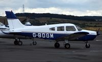 G-BDGM @ EGSY - Piper Cherokee Warrior - by Terry Fletcher