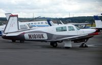N101UK @ EGSY - Mooney M20K - by Terry Fletcher