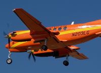 N203LG @ KAPA - Flight for life (landing) at John Little's location. - by Bluedharma