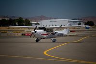 N2384L @ CCR - Cessna 172R coming in - by Jim Hawksworth