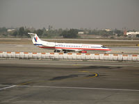N854AE @ LAX - American Eagle EMB-135KL taxying @ LAX - by Steve Nation