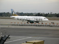 N933FR @ LAX - Frontier A319-111 with Eagle on tail taxying @ LAX - by Steve Nation