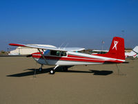N2176G @ TCY - Sharp 1958 Cessna 182A (straight tail)  @ Tracy Municipal Airport, CA - by Steve Nation