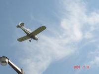 C-GFTS - Right over my house in Trochu while crop dusting - by Robert Austin