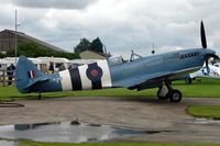 G-MKXI @ EGBR - Spitfire wears marks PL965  R - by Terry Fletcher