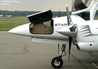 N159TS @ PVG - Close up of the forward baggage compartment, with nosewheel well.