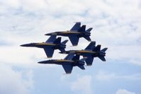 UNKNOWN @ DVN - Blue Angels at the Quad Cities Air Show - by Glenn E. Chatfield