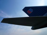 N672UA @ DEN - United Airlines 767-300. Tail