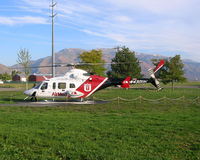 N430UH @ 54UT - Preparing to depart the temporary Helipad.  - by Jay D Flitton