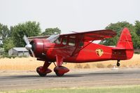N663H @ MARTIN FLD - Getting a run at it.
