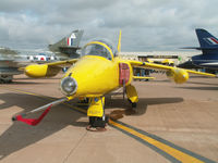 G-MOUR @ EGVA - Folland Gnat T1/Yellowjack Group/RIAT Fairford - by Ian Woodcock