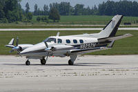 N829ZM @ YXU - Taxiing on Golf for Shell. - by topgun3
