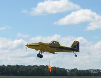 N60561 @ MRT - Fully loaded with fungicide for the corn, departing 9 at Marysville, OH. - by Bob Simmermon