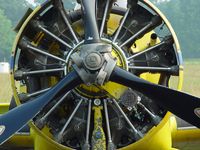 N45297 @ PULASKI CO - Pratt and Whitney 9 cylinder Radial Engine - by L.J. Perry