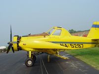 N45297 @ PULASKI CO - Crop duster seen at Pulaski County Airport while flying a powerd parachute - by L.J. Perry